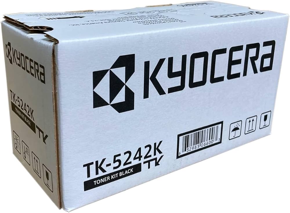 New, Pre-owned, Original Kyocera TK-5242K Standard Yield Black Toner Cartridge