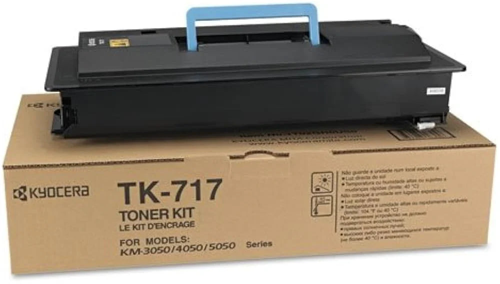 New, Pre-Owned - Kyocera TK-717 Standard Yield Black Toner Cartridge