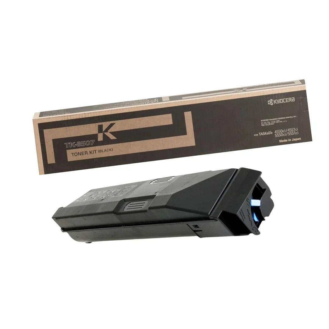 New, Pre-Owned - Kyocera TK-8507 Standard-Yield Black Toner Cartridge, TK-8507K