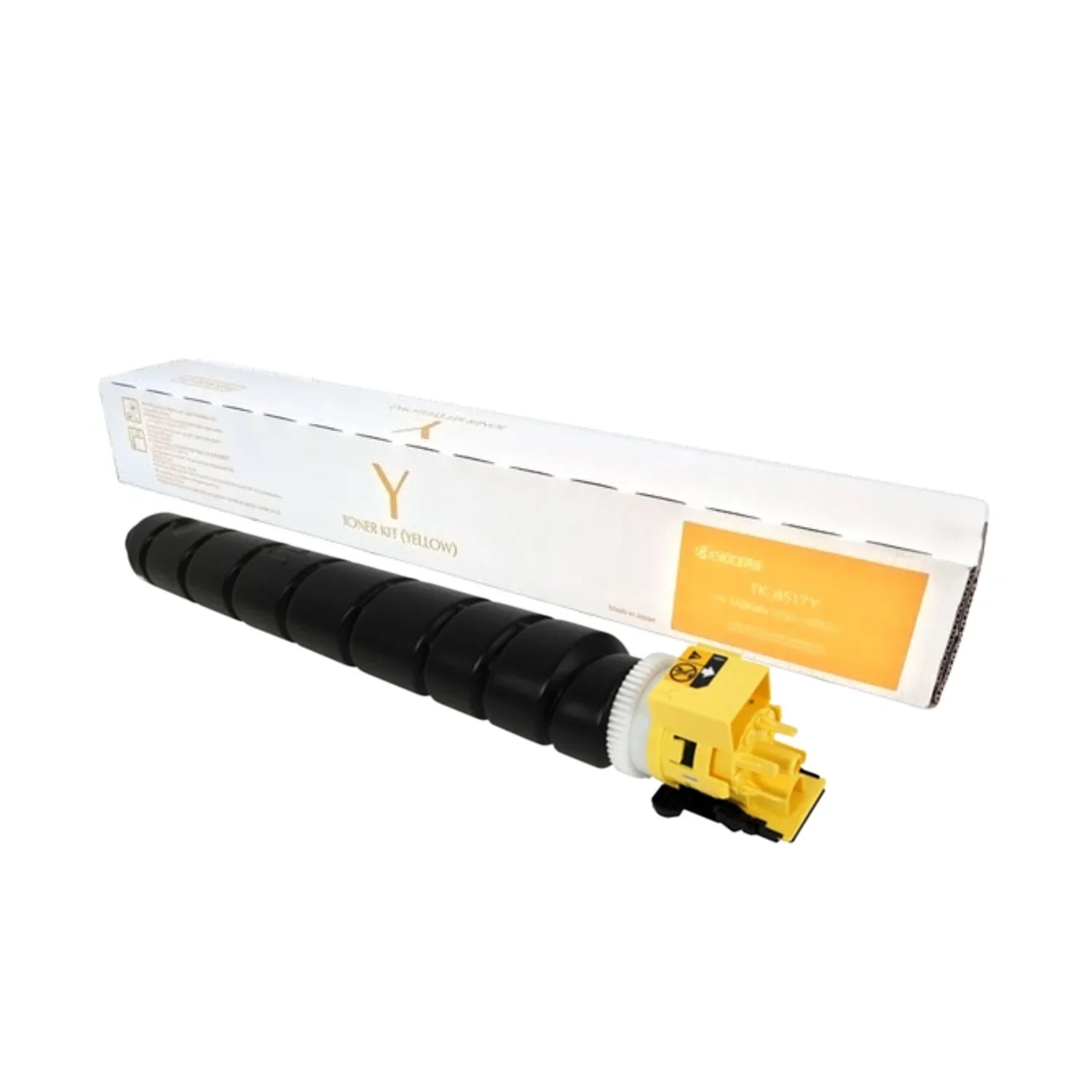 New, Pre-Owned - Kyocera TK-8517Y Standard Yield Yellow Toner Cartridge, TK8517Y