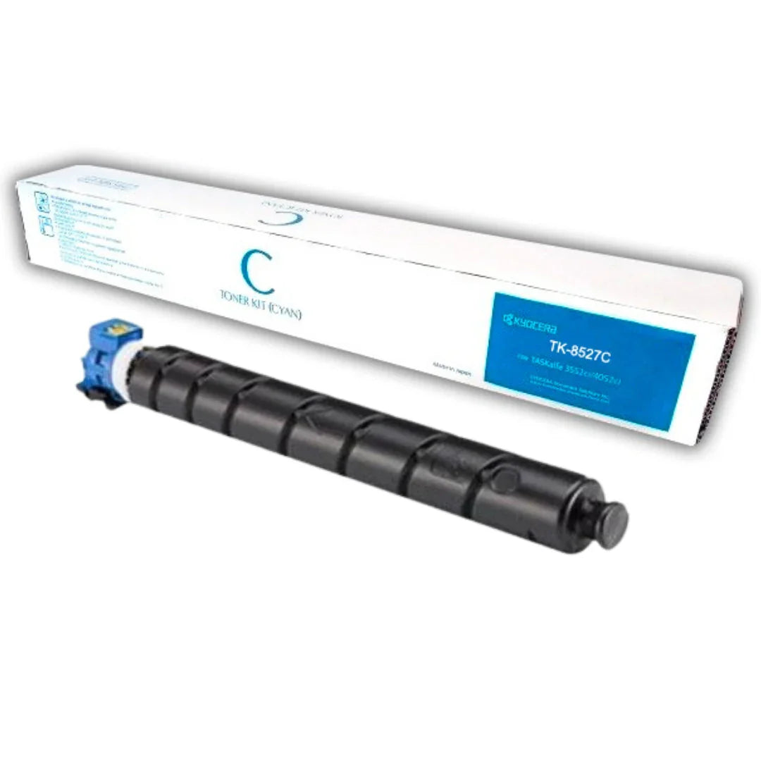 New, Pre-Owned - Kyocera TK-8527 Standard Yield Cyan Toner Cartridge, TK-8527C
