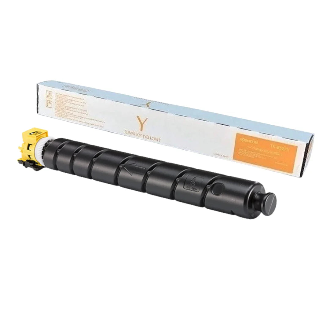 New, Pre-Owned - Kyocera TK-8527 Standard Yield Yellow Toner Cartridge, TK-8527Y