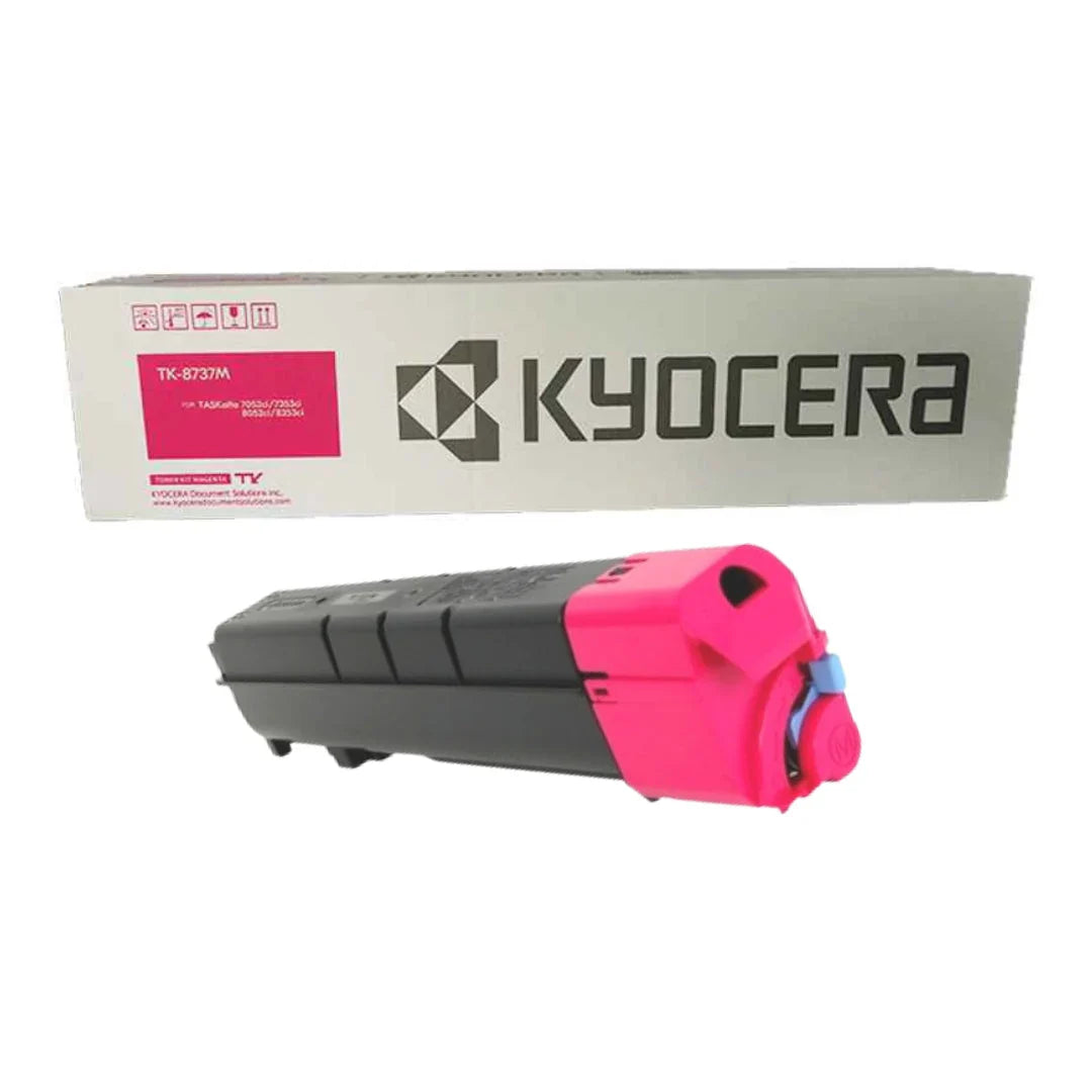 New, Pre-Owned - Kyocera TK-8737 Standard Yield Magenta Toner Cartridge, TK-8737M