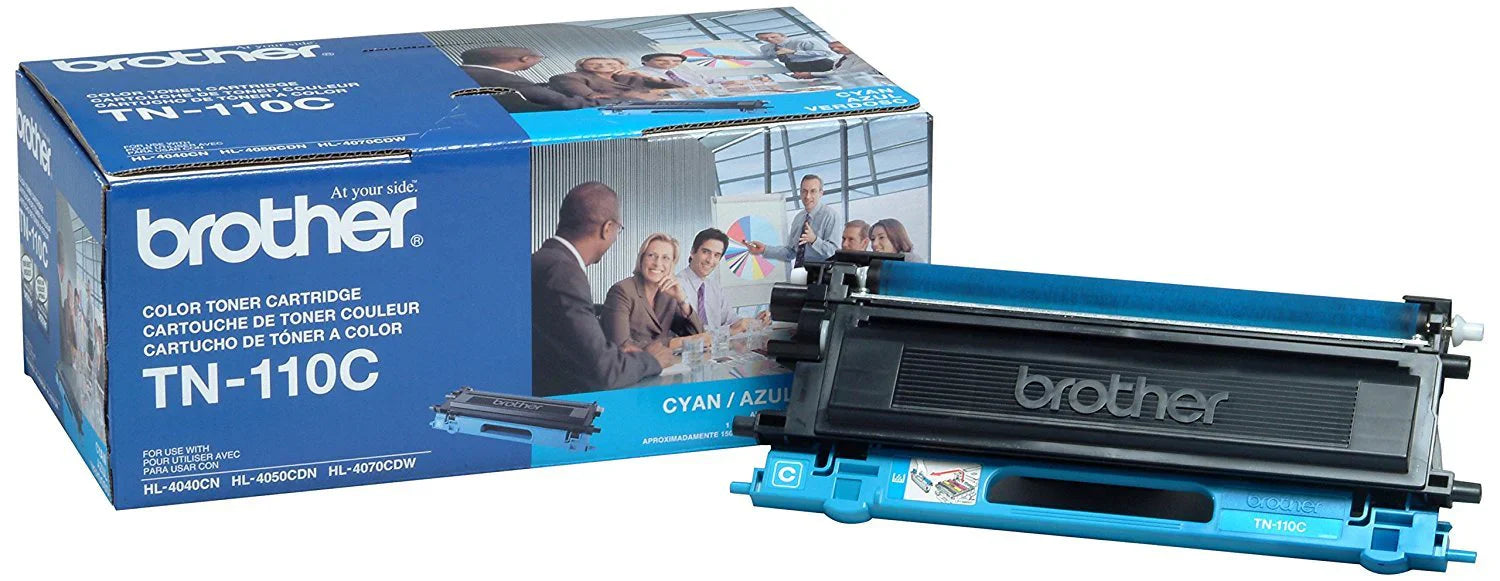 New, Pre-Owned - Brother TN-110C Cyan Toner Cartridge