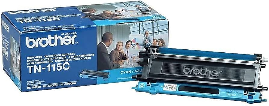 New, Pre-Owned - Brother TN115C Cyan High-Yield Toner Cartridge, TN-115C