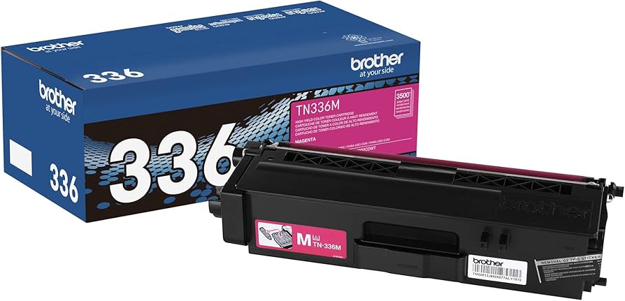 New, Pre-Owned - Brother TN-336M Magenta High-Yield Toner Cartridge