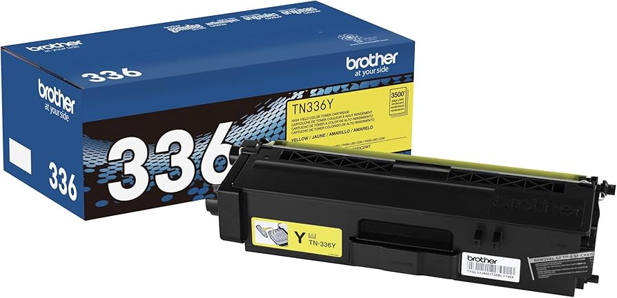 New, Pre-Owned - Brother TN-336Y Yellow High-Yield Toner Cartridge