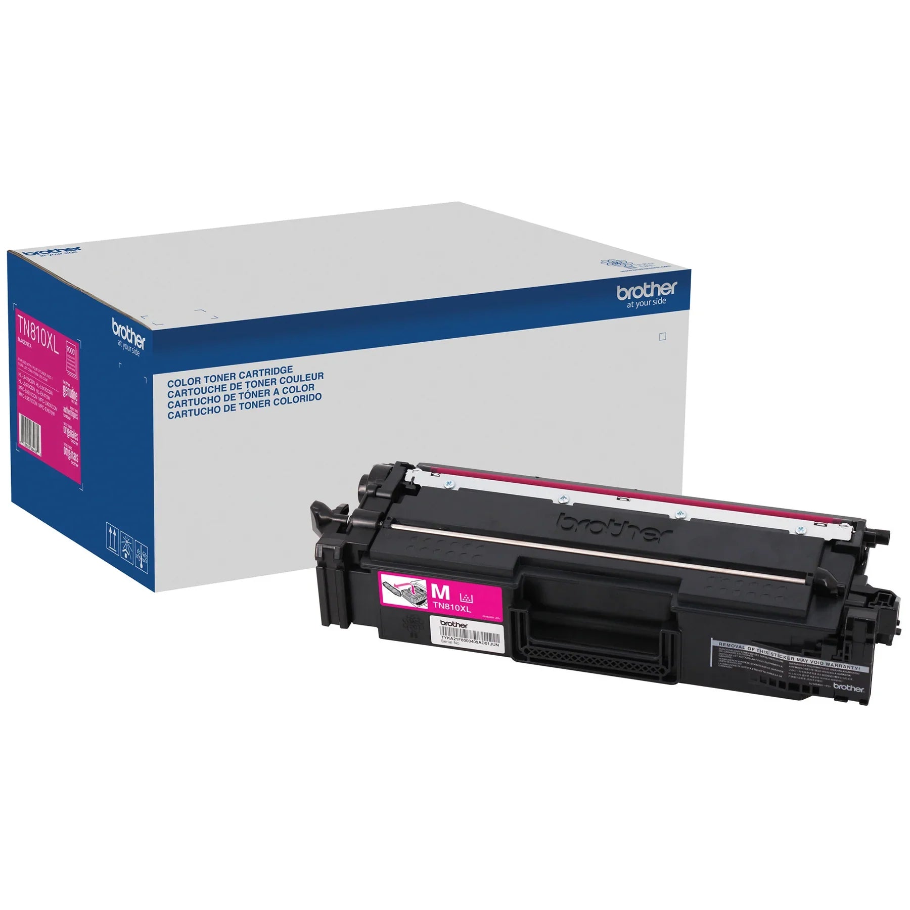New, Pre-Owned - Brother TN-810XL High Yield Magenta Toner Cartridge