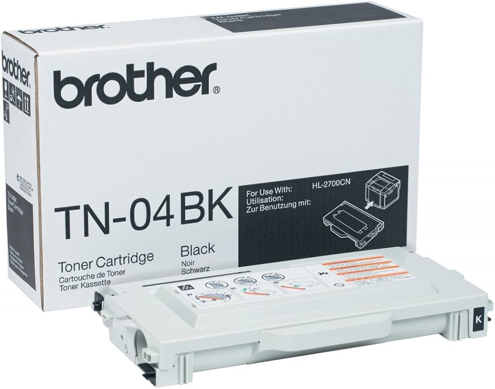 New, Pre-Owned - Brother TN04BK Black Laser Toner Cartridge