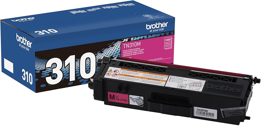 New, Pre-Owned - Brother TN310 Standard-Yield Magenta Laser Toner Cartridge, TN310M