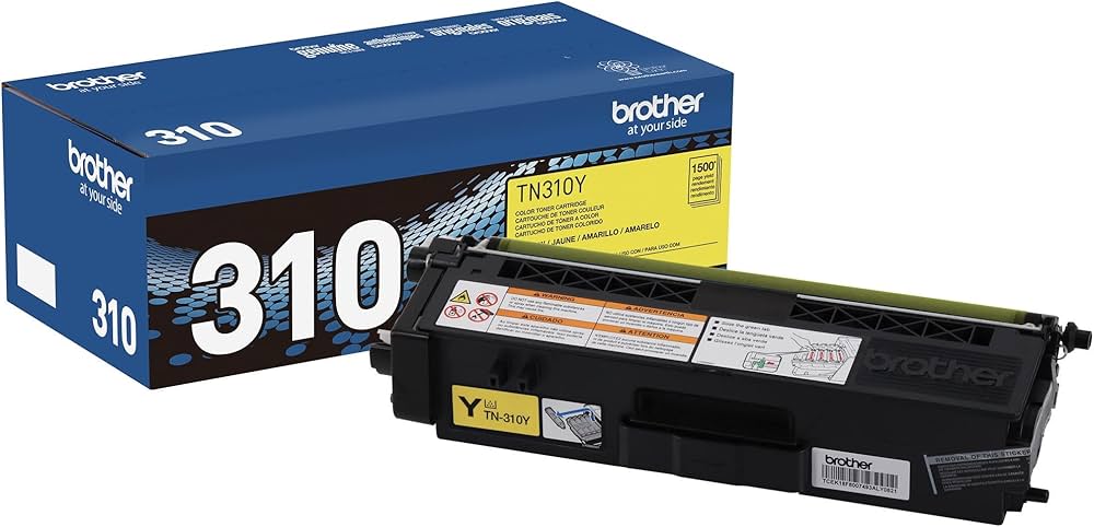 New, Pre-Owned - New, Pre-Owned - Brother TN310 Standard-Yield Yellow Laser Toner Cartridge, TN310Y