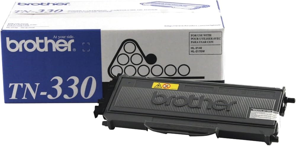 New, Pre-Owned - Brother Standard-Yield Black Laser Toner Cartridge, TN330