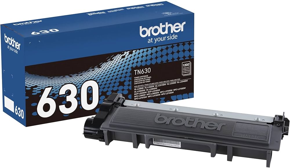 New, Pre-Owned - Brother Standard-Yield Black Laser Toner Cartridge, TN630