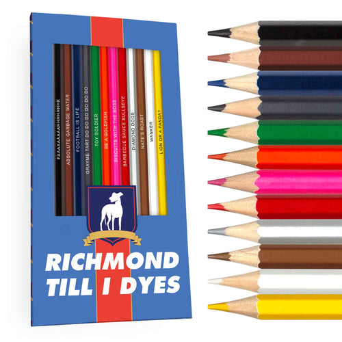 Richmond Till I Dyes Colored Pencil Set for Fans of Lasso