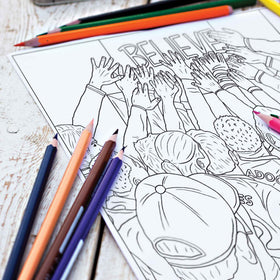 Richmond Till I Dyes Coloring Pages (10 Pack) Set for Fans of Lasso