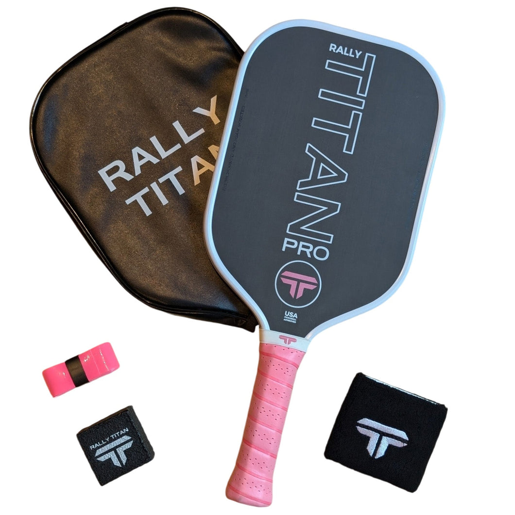 Titan Pro 16MM | Thermoformed Unibody Construction | Foam Injected Walls | T700 Titan Carbon Friction Surface | White with Pink Accents