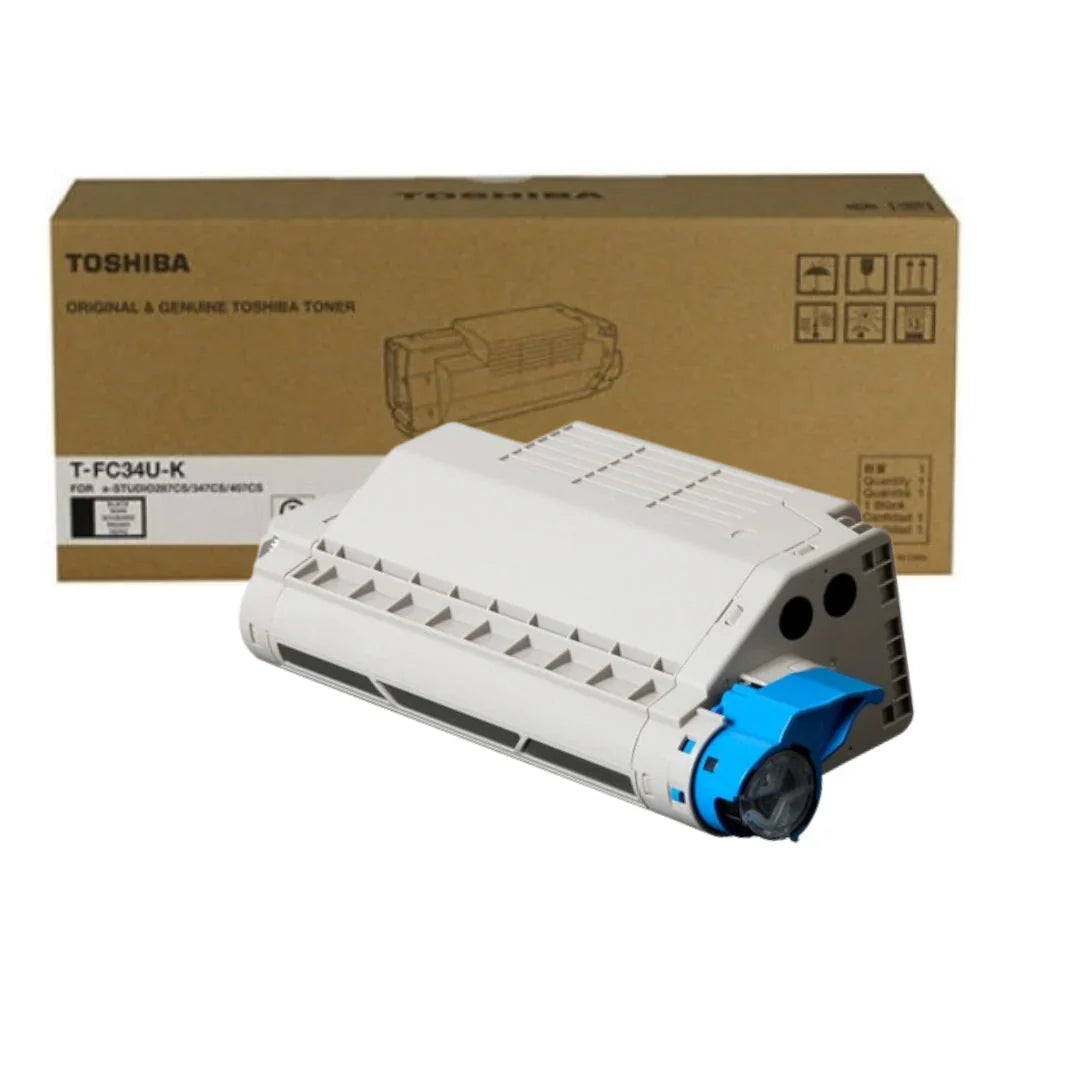 New, Pre-Owned - Toshiba TFC34UK Standard Yield Black Toner Cartridge, T-FC34U-K