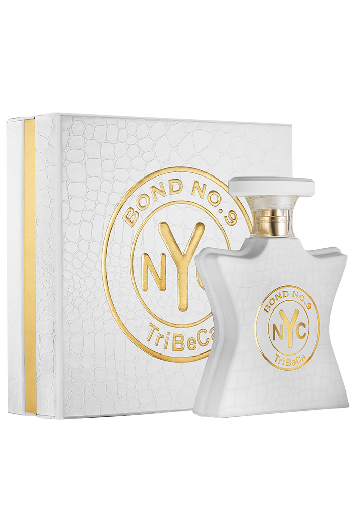 Bond No. 9 TriBeCa Eau de Parfum bottle and box, high-resolution official product image