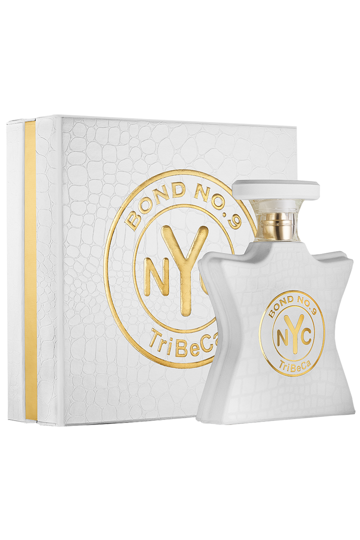 Bond No. 9 TriBeCa Eau de Parfum bottle and box, high-resolution official product image
