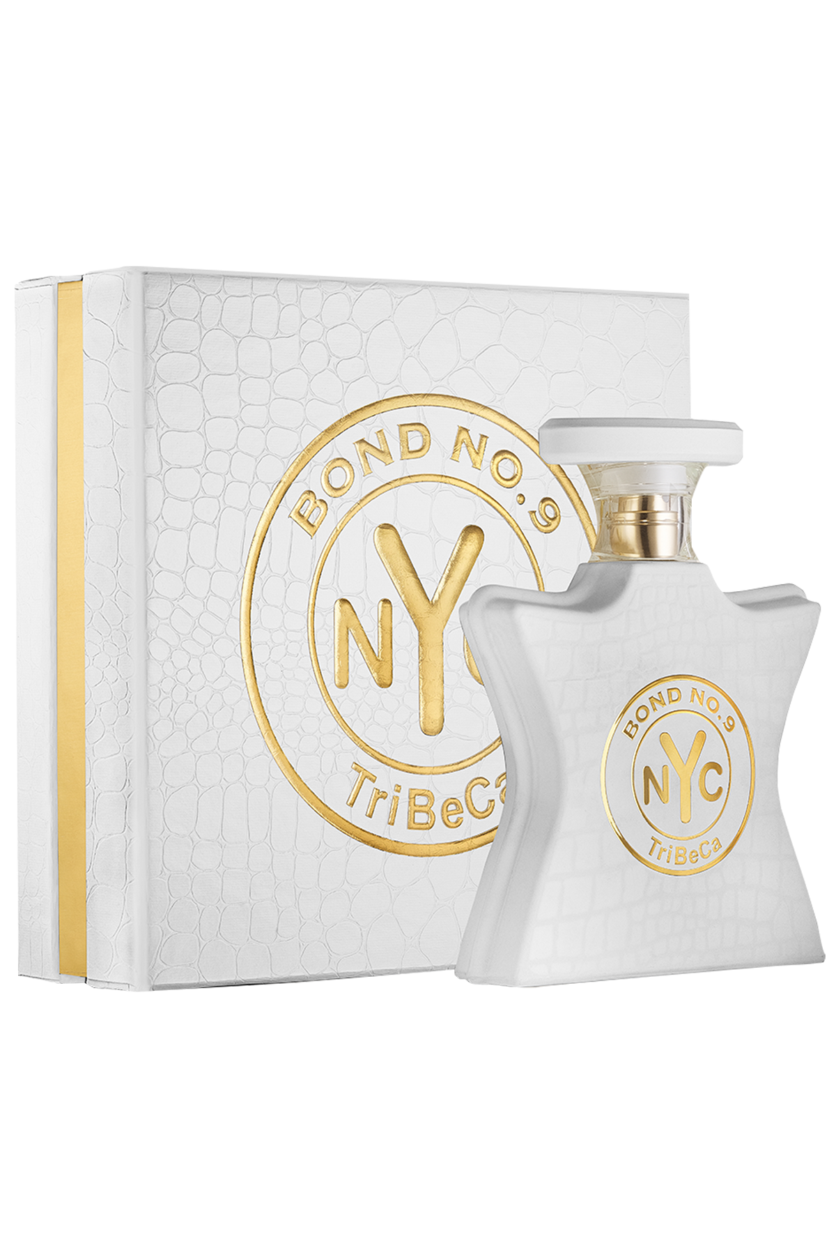 Bond No. 9 TriBeCa Eau de Parfum bottle and box, high-resolution official product image
