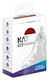 Card Sleeves: Katana Sleeves Standard Size Red (100ct)