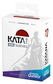 Card Sleeves: Katana Sleeves Standard Size Red (100ct)