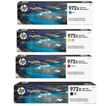 New, Pre-Owned - HP 972X Black, Cyan, Magenta and Yellow Ink Cartridge