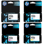 New, Pre-Owned - HP New, Pre-Owned - 920 Black, Cyan, Magenta & Yellow Ink Cartridges
