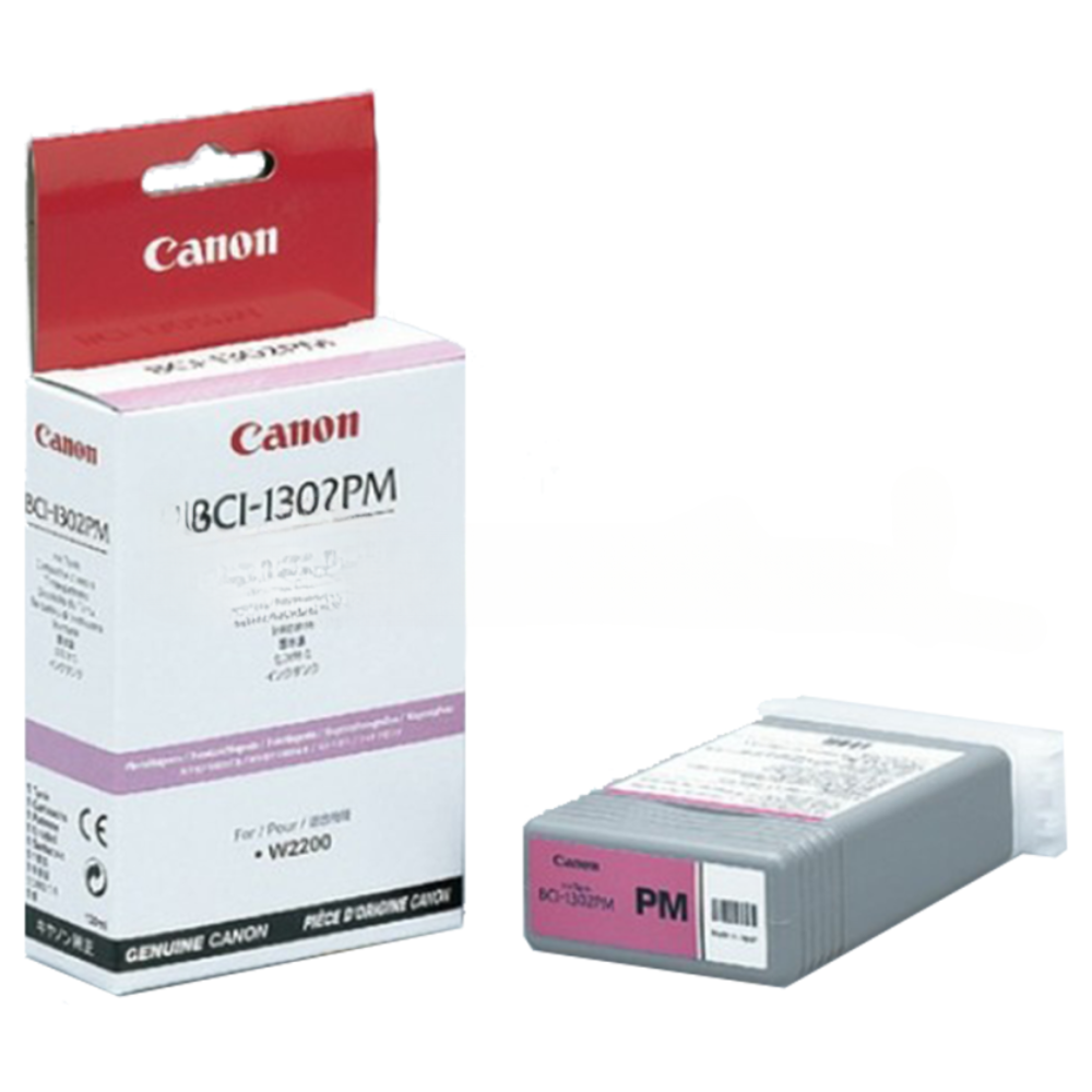 New, Pre-Owned - Canon BCI-1302PM (BCI-1302) 130-ml Photo Magenta Inkjet Cartridge