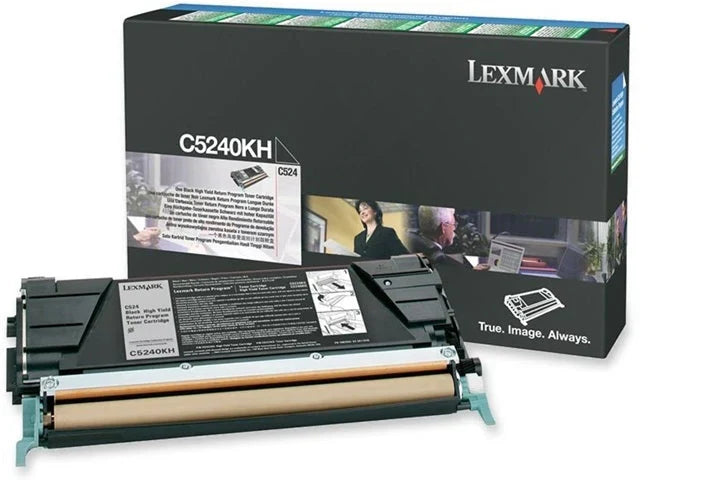 New, Pre-Owned - Lexmark C5240KH High Yield Black Toner Cartrridge