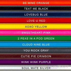 Be My Valentine Colored Pencil Set