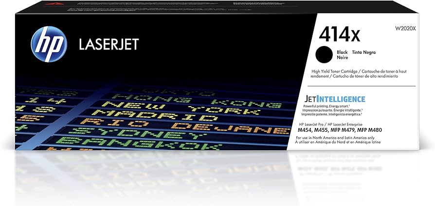 New, Pre-Owned - HP 414X High-Yield Black Laser Toner Cartridge, W2020X