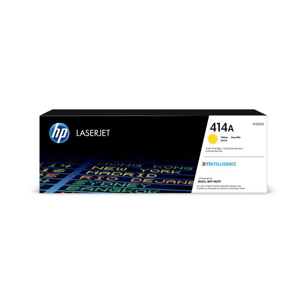 New, Pre-Owned - HP 414A High Yield Yellow Toner Cartridge, W2022A