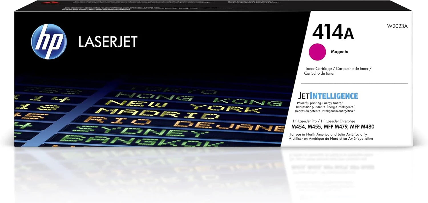 New, Pre-Owned - HP 414A High Yield Magenta Toner Cartridge, W2023A
