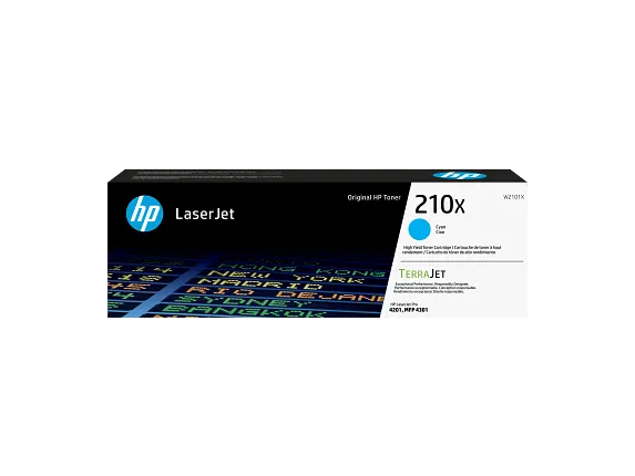 New, Pre-Owned - HP 210X High Yield Cyan Toner Cartridge, W2101X