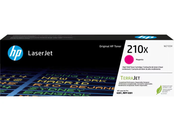 New, Pre-Owned - HP 210X High Yield Magenta Toner Cartridge, W2103X
