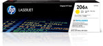 New, Pre-Owned - HP 206A Yellow LaserJet Toner Cartridge, W2112A