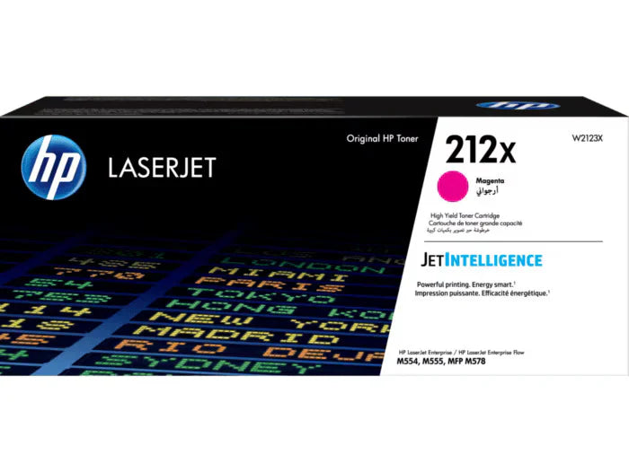 New, Pre-Owned - HP 212X High Yield Magenta Toner Cartridge, W2123X