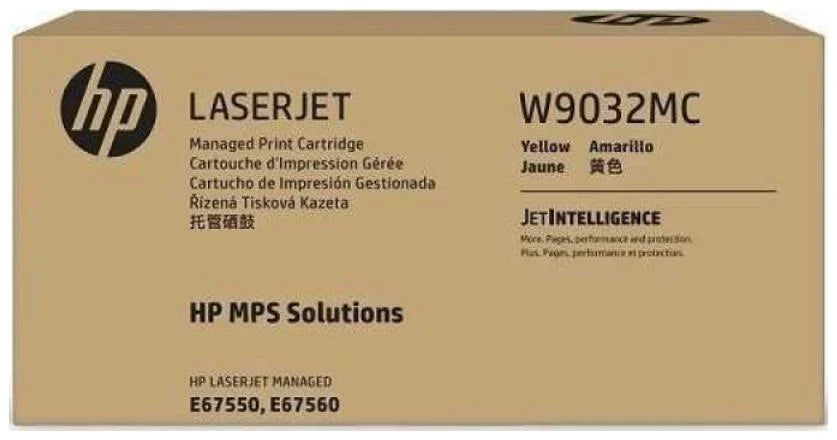 New, Pre-Owned - HP W9032MC Yellow High Yield Toner Cartridge