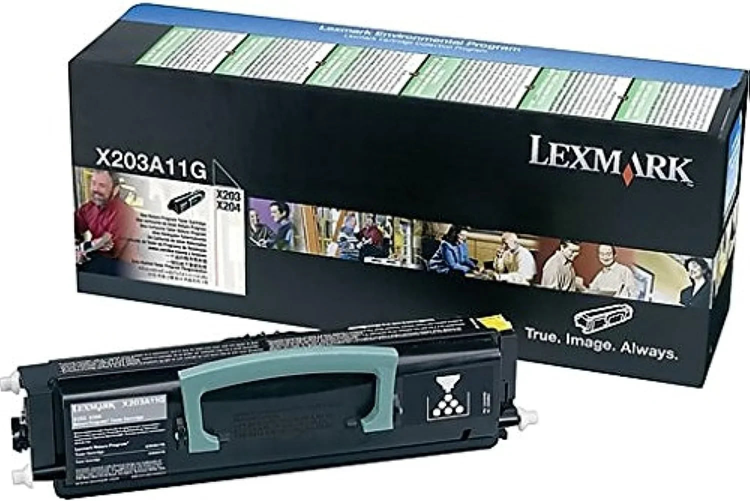 New, Pre-Owned - Lexmark X203,X204 Standard Yield Black Toner Cartridge, X203A11G