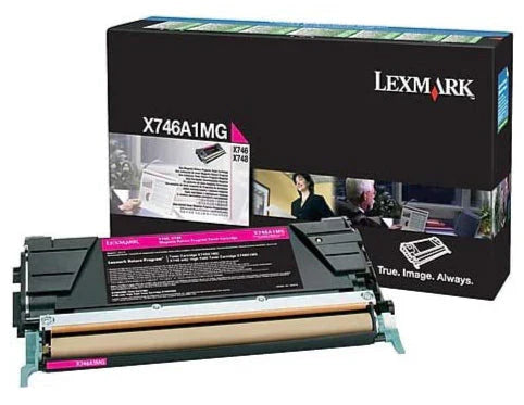 New, Pre-Owned - Lexmark X746A1MG Standard Yield Magenta Toner Cartridge