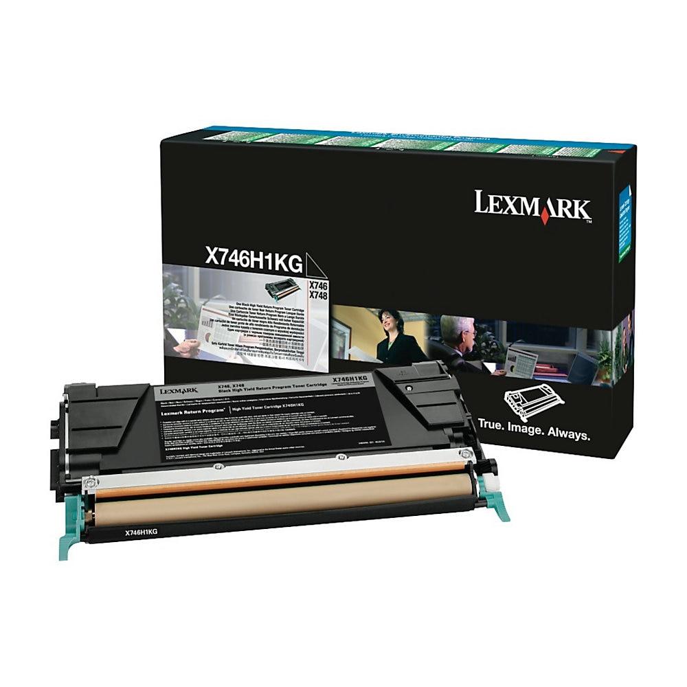 New, Pre-Owned - Lexmark X746H1KG Standard Yield Black Toner Cartridge