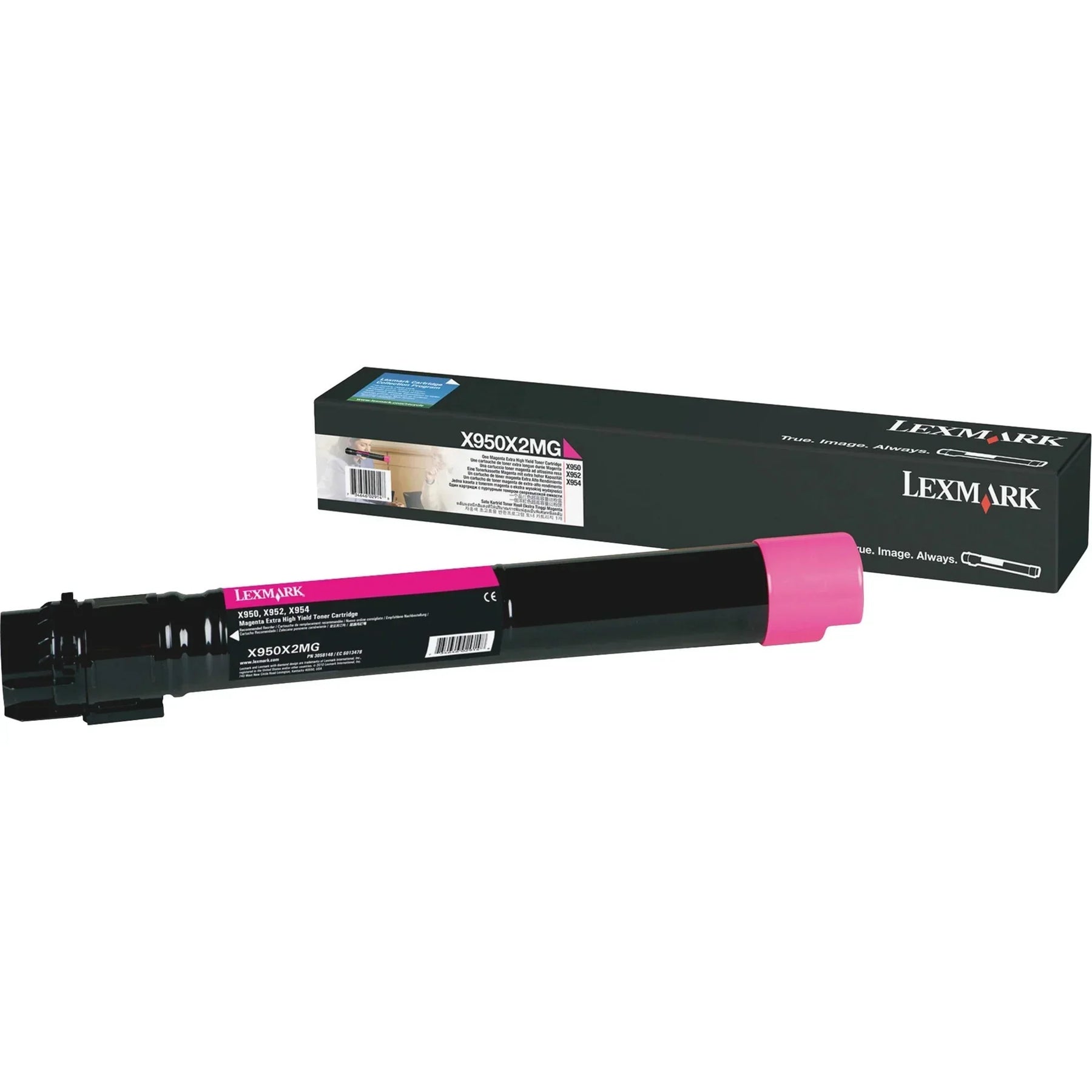 New, Pre-Owned - Lexmark X950X2MG Extra High Yield Magenta Toner Cartridge