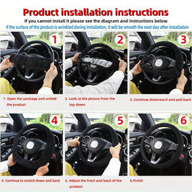 Breathable Comfortable Non-slip Mesh Steering Wheel Cover
