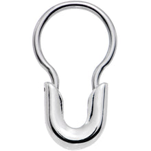 16G 5/16 Safety Pin Stainless Steel Septum Ring