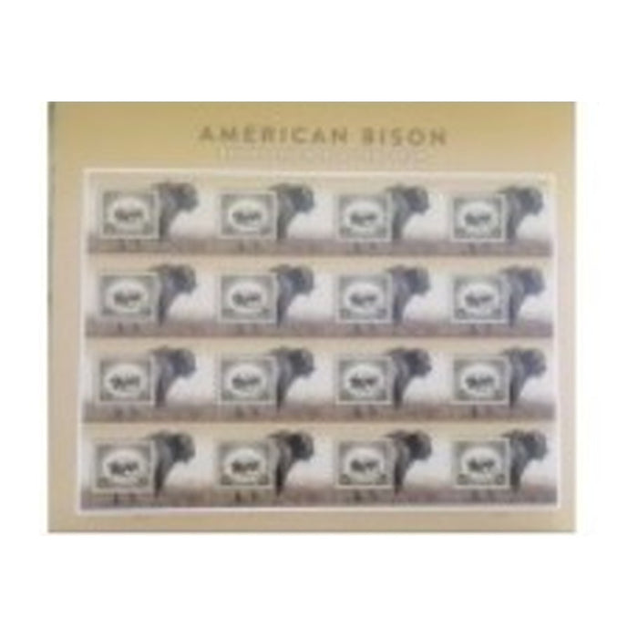 2026 American Bison Forever postage stamps, sheet of 16