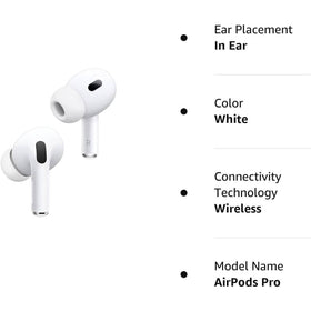 Apple Airpods Pro 2nd Gen MQD83AM/A (Refurbished)