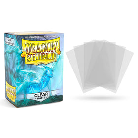 Dragon Shield Matte Sleeves - Clear (100-Pack)