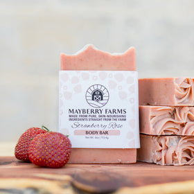 Best Selling Strawberry Rose Body Bar