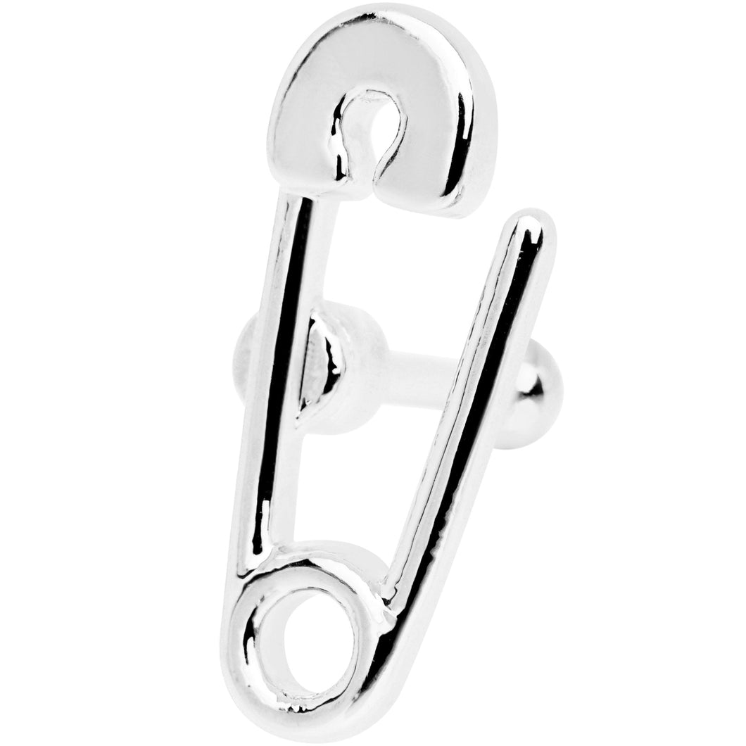 16G Open Safety Pin Tragus Cartilage Earring